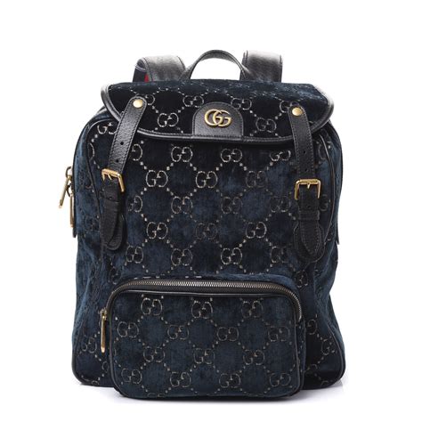 blue Gucci backpack accessories